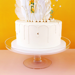 Les fabricants fournissent directement des ornements d'affichage de banquet de restaurant de plateau de gâteau de couverture en <span class=keywords><strong>verre</strong></span> <span class=keywords><strong>transparent</strong></span> - Product Image 2