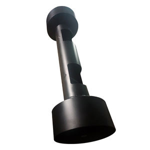 Vendita calda <span class=keywords><strong>palestra</strong></span> sollevamento pesi barra di acciaio nero Log Bar - Product Image 1