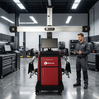 Machine d'alignement de roues certifiée CE avec fonction de levage électrique pour les ateliers de réparation automobile