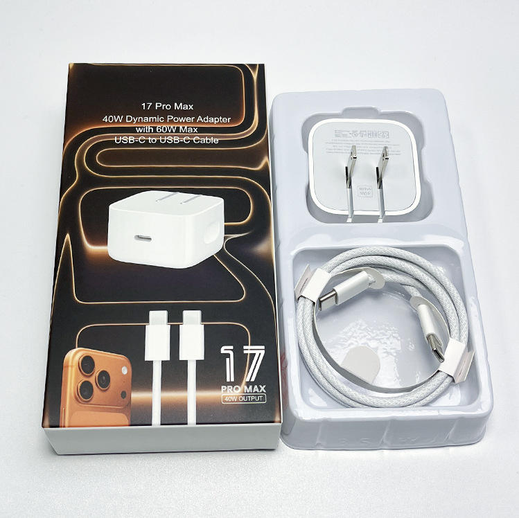 40W Charger + c to c cable