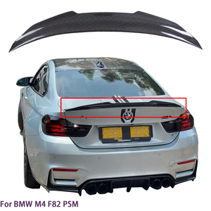 สปอยเลอร์หลังคาร์บอนไฟเบอร์ทรงรังผึ้งสไตล์ PSM สำหรับ M4 F82 ปี 2014-2020 - Product Image 1