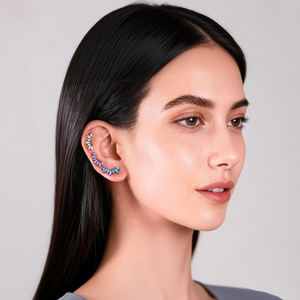 YS Schmuck Maßgefertigte Geometrische Titan-Labret-Ohrringe ASTM F136 Piercing Innengewinde Helix Tragus Lobe Flacher Rücken für Kinder - Product Image 2