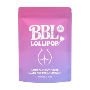 Piruletas BBL naturales a base de hierbas con logotipo personalizado Caramelo Vegano para dar forma a glúteos Suplemento para levantar y mejorar glúteos Piruletas BBL - Product Image 1