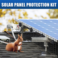Protection solaire Senershuo 8 pouces x 120 pieds contre les oiseaux, rouleau de grillage métallique enduit de PVC pour une protection complète des panneaux contre les pigeons et les écureuils