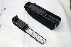 Caja de batería impermeable para bicicleta eléctrica ALX053B, estilo Hailong, 36V 48V, caja vacía de ABS para batería de iones de litio con cerradura con llave. - Product Image 4