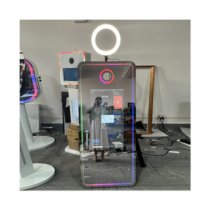 70 inch ma thuật gương ảnh gian hàng với máy ảnh và máy in cổ điển gương photobooth tương tác gương ảnh gian hàng - Product Image 1