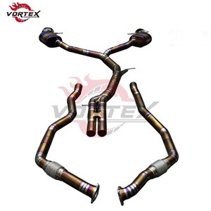 Sistema de Escape Catback con Válvula Electrónica de Titanio de Alto Rendimiento Vortex a Precio de Fábrica para AUDI RS5 B9 2.9T 2019-2025 - Product Image 3