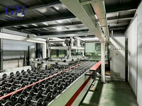 Ligne de production de verre feuilleté multifonctionnelle à haute efficacité, état neuf, moteur PLC de lamination de verre, protection de l'environnement