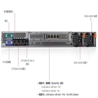 Lenovo server ThinkSystem SR258V2 SR250 Inter Xeon E2224 1U Server rak untuk SR258 stok baru