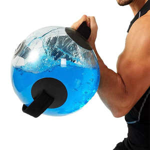 Mini Balón de Fitness Acuático Inflable de PVC, Ecológico, Herramienta de Ejercicio Portátil para Hombres, para Uso en Interiores y Exteriores, con Bolsa de Agua Ajustable - Product Image 1