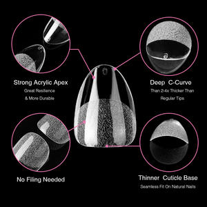 Meilleur <span class=keywords><strong>prix</strong></span>, 12 tailles, Zekun, <span class=keywords><strong>faux</strong></span> <span class=keywords><strong>ongles</strong></span> en gel souple, couverture complète, Apex rond naturel, <span class=keywords><strong>faux</strong></span> <span class=keywords><strong>ongles</strong></span> artificiels, ensemble <span class=keywords><strong>de</strong></span> <span class=keywords><strong>faux</strong></span> <span class=keywords><strong>ongles</strong></span>, 500 pièces - Product Image 4