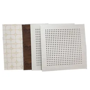 Carreaux de plafond suspendus bon marché, panneau de plâtre pour bureau, vente en gros,