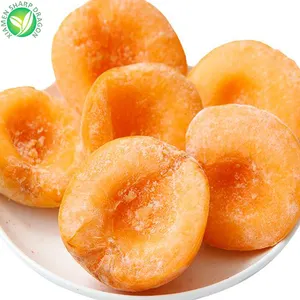 Best Peeled blanched IQF Frozen Sweet Seedless Apricot Halves slice Fruit Organic Chinese Unsweetened Freezing Wholesale price