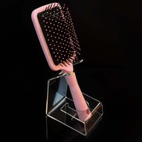 Accueil Boutique Magasin de détail Vente en gros de présentoir de chignon à dents en forme de L simple support pour ensemble de brosses à cheveux présentoir de peigne