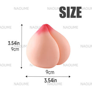 Sıcak satış şeftali şekilli erkek Realistic tor gerçekçi vajina cep kedi yetişkin seks oyuncak kedi mastürbasyon kupası yetişkin seks oyuncakları erkekler için - Product Image 4