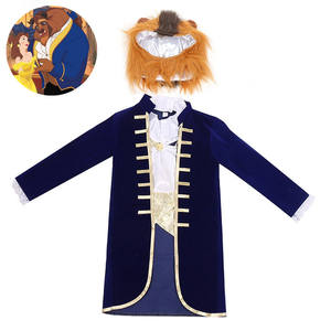 XJ La Belle et la Bête – Ensemble de Cosplay Anime pour Garçons avec Veste, Robe, Perruques et Nœuds en Polyester pour Halloween - Product Image 2