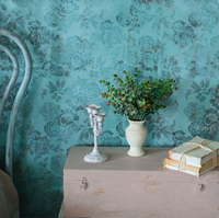 Grand pochoir mural floral pour la décoration des murs, des meubles et du sol, pochoir mural botanique réutilisable 16x24 "pour la décoration intérieure