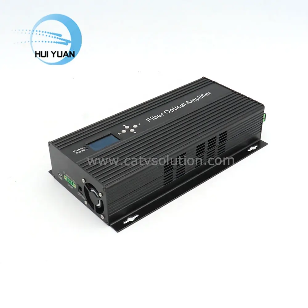 8x21 Port High Power 1550nm Optical EDFA Out Power 21dBm EDFA 8 Port WDM EDFA CATV Amplifier
