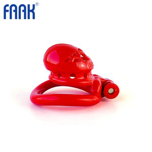 FRRK yeni tasarım 43mm Penis kilit kafes erkek iffet kafes Cock Cage 4 yüzükler iffet cihazı - Product Image 3