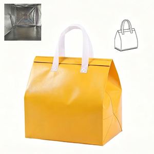 Custom Logo Eco-Friendly Biodegradable Non-Woven Thermal Food <b>Cooler</b> <b>Backpack</b> with for Closure Foldable Design for Cans Wine - Product Image 1