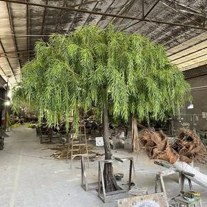 Árbol de Sauce Artificial Realista, Estilo Moderno, para Colocar en el Suelo, Decoración <span class=keywords><strong>Interior</strong></span> y Exterior para el Hogar, Bodas y Hoteles - Product Image 4