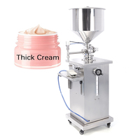 Machine de remplissage cosmétique verticale semi-automatique, machine de remplissage de crème liquide, de pâte, de miel, de bouteilles et de pots