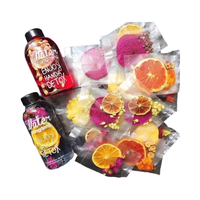 Fruits secs Pomme séchée Kiwi Fleur séchée Bouquet de fleurs séchées Boisson santé Boisson au citron séché Fruits secs pour boisson quotidienne