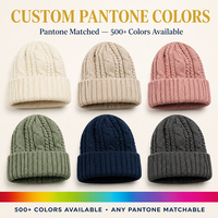 Bonnet en tricot acrylique unisexe avec logo personnalisé pour les voyages d'hiver et les cadeaux