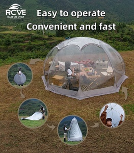 Carpa de Pesca en Hielo para Clima Frío, Carpa Transparente de PVC Impermeable y Resistente al Viento con Armazón Recto, Carpa Aislante para Pesca en Invierno - Product Image 1