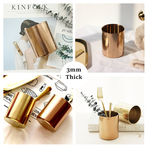 Pot <span class=keywords><strong>de</strong></span> fleur en acier inoxydable, Mini Vase à fleurs, organisateurs <span class=keywords><strong>de</strong></span> <span class=keywords><strong>bureau</strong></span>, maison, or <span class=keywords><strong>Rose</strong></span>, décor Multi usage - Product Image 6