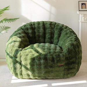 Süper Büyük Kabuk Şeklinde Tek Kişilik Fasulye Torbası Koltuk, Modern Ergonomik Dev Dinlenme Koltuğu, Yetişkinler ve Çocuklar için Kadife Kumaş - Product Image 4