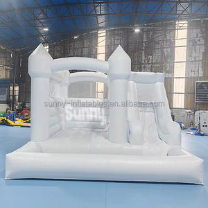 <span class=keywords><strong>Castillo</strong></span> Inflable Azul Pastel con Tobogán, Combinación de <span class=keywords><strong>Castillo</strong></span> Inflable para Fiestas, Bodas, Princesas, <span class=keywords><strong>Fortaleza</strong></span> de Saltos - Product Image 6