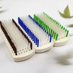 Cepillo cuadrado de madera, cepillo para limpiar zapatos, cepillo para ropa, cepillo de limpieza multifuncional, cepillo para tablas, limpieza diaria del hogar. - Product Image 1