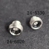 Tube de boîtier de couronne de montre en acier inoxydable avec joint pour RLX GMT Master 24-5330 24-6020 Pièce de rechange de réparation
