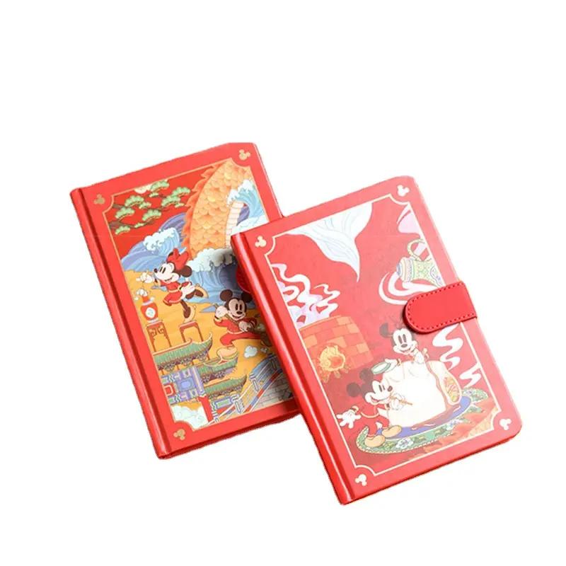 Disney Mickey and Minnie cartoon magnetic buckle notebook simple literary diary notepad sub-spot wholesale
