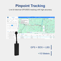 Système d'alarme de voiture mini global 2G AGPS GPS Tracker GSM LBS avec suivi en temps réel et détection ACC, compatible PC, pour véhicules et motos