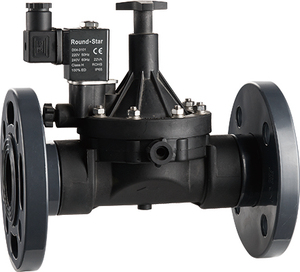 DN15MM-DN80MM Katup Solenoid Air Plastik Flens dan Sambungan Longgar Seri YSA - Product Image 2