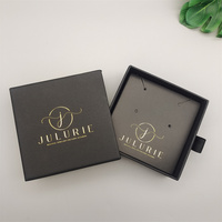 Boîte Cadeau d'Emballage de Bijoux en Carton Personnalisée avec Logo, Tiroir pour Collier, Boucles d'Oreilles, Bracelet, Bague