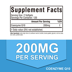 Gélules de CoQ10 ODM OEM : Soutient la cognition, propriétés antioxydantes, améliore la production d'énergie et favorise le bien-être mental - Product Image 3