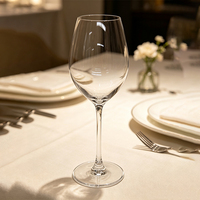 Verres à vin rouge personnalisés en cristal en gros – Gobelets à vin transparents avec logo personnalisé – Verres à vin rouge de luxe