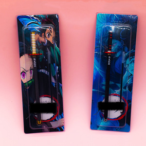 Cazadores de Demonios: Kimetsu, Agatsuma Zenitsu, Espada Mariposa Devorada por Gusanos, Modelo Metálico de la Espada Nichirin, Bolígrafo de Firma - Product Image 4