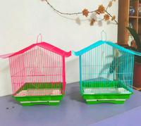 Cage à oiseaux moderne de luxe pour perroquets en fer et métal avec plateau en plastique respirant boîte d'emballage