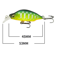 Leurre Micro Scale Stream Bass Sinking Small Millet 45mm 50mm 3.8g 6.4g