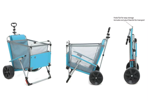 <span class=keywords><strong>Tumbona</strong></span> y <span class=keywords><strong>carrito</strong></span> versátiles de relajación ligera, perfectos para <span class=keywords><strong>playa</strong></span>, piscina y patio - Product Image 4