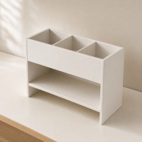 Organisateur de bureau autoportant avec étagères ouvertes pour livres, fournitures de bureau et décoration intérieure