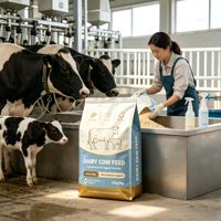 Sac d'emballage en PP tissé résistant aux déchirures pour granulés d'aliments pour bovins et bétail