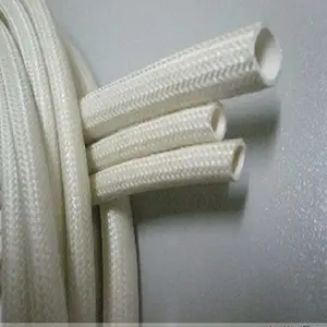 Factory Price High Temperature Silicone Fiberglass Wire Insulation Sleeve Fiberglass Sleeve