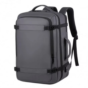 Échantillon gratuit, fabrication sur mesure, vente en gros, sac à dos pour garçon en cuir anti-éclaboussures, sac à dos pour ordinateur portable imperméable pour étudiant. - Product Image 1