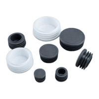 Bouchon d'extrémité de tube en caoutchouc personnalisé multi-tailles, antidérapant et durable, pour la protection des pieds de meubles en métal