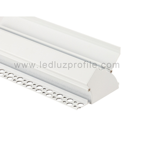 LED-Profile Gips 12,5mm Gips Trockenbau Aluminium LED-Profil Indirektes Licht PC Diffuse Abdeckung für Gesims beleuchtung - Product Image 2